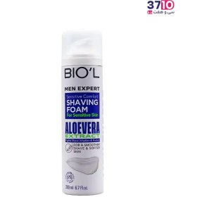 تصویر فوم اصلاح مردانه بیول حاوی عصاره آلوئه ورا حجم ۲۰۰ میلی لیتر 