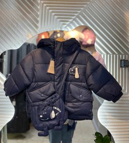 تصویر کاپشن سورمه ای 