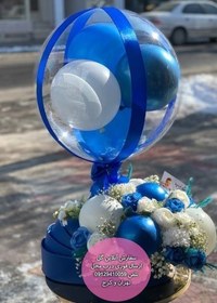 تصویر عنوان: دسته گل و کیک تولد برای جشن تولد بچه رئیس 