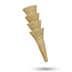 تصویر نان بستنی قیفی ویفری ۱۲ عددی 