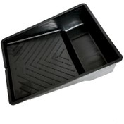 تصویر سینی رنگ بزرگ مشکی برای غلطک ۲۵ سانت 