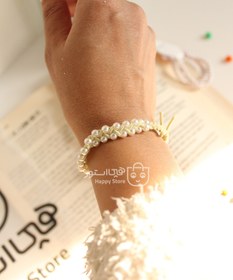 تصویر کش مو جفتی مرواریدی 