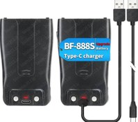 تصویر باتری باوفنگ 888S Type-C قابل‌شارژ و بادوام 