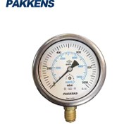 تصویر فشار سنج میلی بار صفحه 10 روغنی 