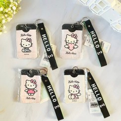 تصویر کیف کارت آویزدار دو قسمتی 