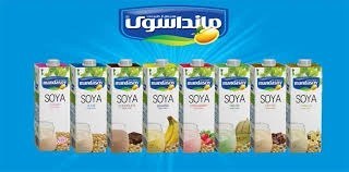 تصویر شیر سویا ساده مانداسوی ۱ لیتری 