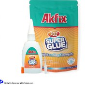 تصویر چسب ساندیسی مدل ۷۰۲برند آکفیکس Akfix حجم 50 گرم 