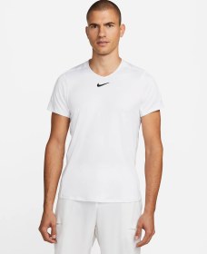 تصویر تی شرت تنیس مردانه نایک NikeCourt Dri-FIT Advantage- سفید 