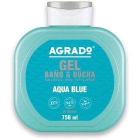 تصویر شامپو بدن آگرادو مدل Aqua Blue حجم ۷۵۰ میلی لیتر 