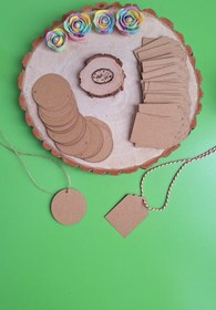 تصویر تگ کرافت خام 