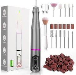 تصویر سوهان ناخن مانیکور و پدیکور خانگی M109 Cordless nail drill M109