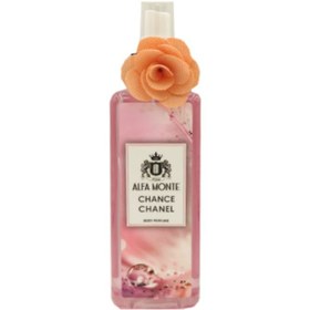 تصویر بادی اسپلش زنانه چنس شنل آلفا مونته مدل Alfa Monte Chance Chanel Body Splash Alfa Monte Chance Chanel Body Splash 260ml