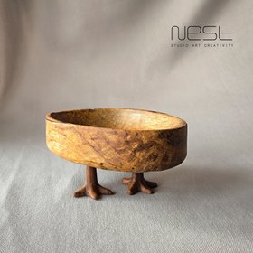 تصویر جا تخم مرغی چوبی 