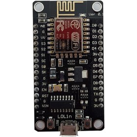 تصویر برد توسعه NodeMCU WIF ESP8266 با مبدل CH340 