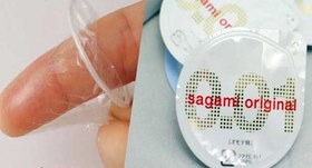 تصویر کاندوم ساگامی سایز بزرگ 1 عددی اورجینال SAGAMI ORIGINAL 0.02 SAGAMI ORIGINAL big size condom 0.02