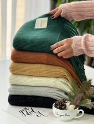 تصویر شال موهر لمه دار وارداتی Sh_1003