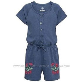 تصویر لباس سرهمی دخترانه لوپیلو 307571 Cotton romper overalls lupilu 307571