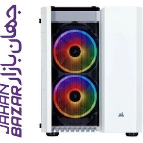 تصویر کیس کورسیر Crystal Series 280X RGB White Corsair Crystal Series 280X RGB White Tempered Glass Micro ATX Case