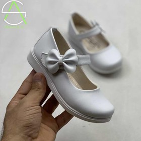 تصویر کفش مجلسی دخترانه پاپیون گنجی 