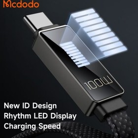 تصویر کابل شارژ سریع تایپ سی 100 وات مک دودو MCDODO CA-4980 