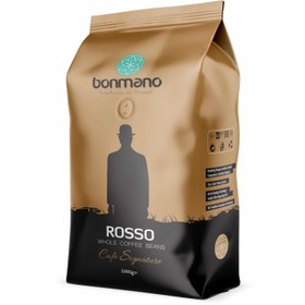 تصویر دانه قهوه اسپرسو روسو بن مانو 1000 گرم ا Rousseau bonmano espresso coffee beans 1000 g Rousseau bonmano espresso coffee beans 1000 g