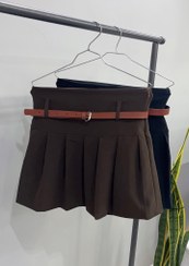 تصویر دامن تنیسی همراه با کمربند جنس مازراتی 