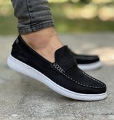 تصویر کفش کالج مردانه مشکی 