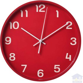 تصویر ساعت دیواری ایکیا مدل PLUTTIS قرمز ا Wall clock Wall clock