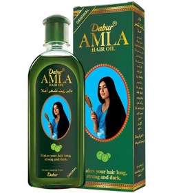 تصویر روغن موی آملای ۵۰۰ میلی‌لیتر برند dabur Amla Hair Oil 500ml