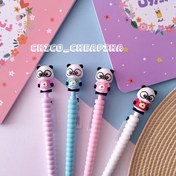 تصویر مداد اتود پاندا فانتزی رنگ صورتی 