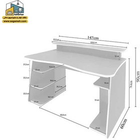 تصویر میز گیمینگ کد DGP13 