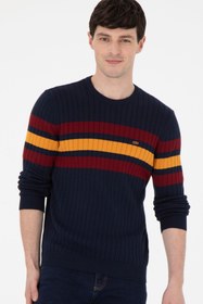 تصویر پلیور مردانه ماوی مدل 1119312 رنگ سرمه ای 