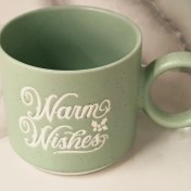 تصویر ماگ سرامیکی وارداتی سایز بزرگ مدل لته‌خوری | رنگ‌های موراندی، طراحی مینیمال، مناسب نوشیدنی‌های گرم 