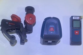 تصویر پک تراز لیزری و متر لیزری بوش مدل GLL 2CP+GLM20 Bosch Pack a Laser Level & Laser Meter Model GLL 2CP+GLM20