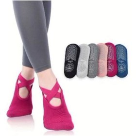 تصویر جوراب پیلاتس و یوگا 