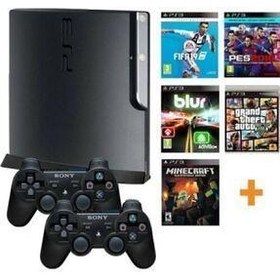 تصویر Sony PlayStation 3 Slim 500 2 Game Band 40 بازی (محصول تهدید) Sony Playstation 3 Slim 500 2 Oyun Kolu 40 Oyun (TEHŞİR ÜRÜN)