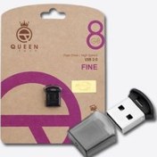 تصویر فلش مموری کوئین تک مدل FINE ظرفیت 8 گیگابایت Queen tech Fine Flash Memory 8GB