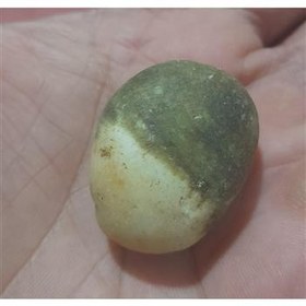 تصویر سنگ راف طبیعی کلسیت زیتنی 