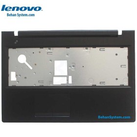 تصویر قاب دور کیبورد لپ تاپ لنوو Lenovo IdeaPad G50-80 _Cover C مشکی 