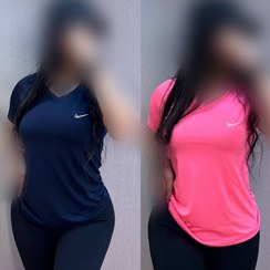 تصویر تیشرت زنانه یقه هفت نایک کد 2063 