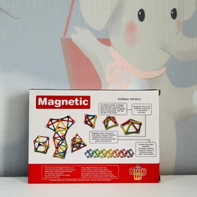 تصویر سازه های مگنتی۹۰قطعه ای 