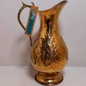 تصویر پارچ سماور ۲ برنجی قلم 