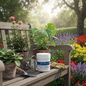 تصویر کود پودری 20-20-20 گرومور آمریکا | تغذیه کامل برای رشد همه جانبه گیاه 