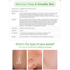 تصویر سرم کوچک کننده منافذ باز لانبنا lanbena pore minimiz serum