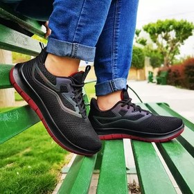 تصویر کفش پیاده روی زنانه شیما مدل کاستا کفش شیما 3 ماه گارانتی زیره کفش شیما 40 مشکی زرشکی 