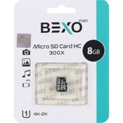 تصویر کارت حافظه microSDHC بکسو مدل X300 کلاس 10 استاندارد UHS-I U1 سرعت 45MB/s ظرفیت 8 گیگابایت 