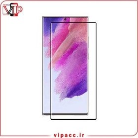 تصویر گلس فول چسب شیشه ای خم سامسونگ S23 ULTRA S23 ULTRA FULL GLASS