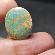 تصویر نگین سنگ طبیعی فیروزه معدنی نیشابور کد 28134 