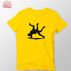 تصویر تیشرت زرد جودو 