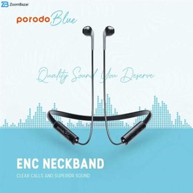 تصویر هندزفری بلوتوثی پرودو مدل STWLEP003 Porodo Soundtec ENC Neckband Wireless Headset